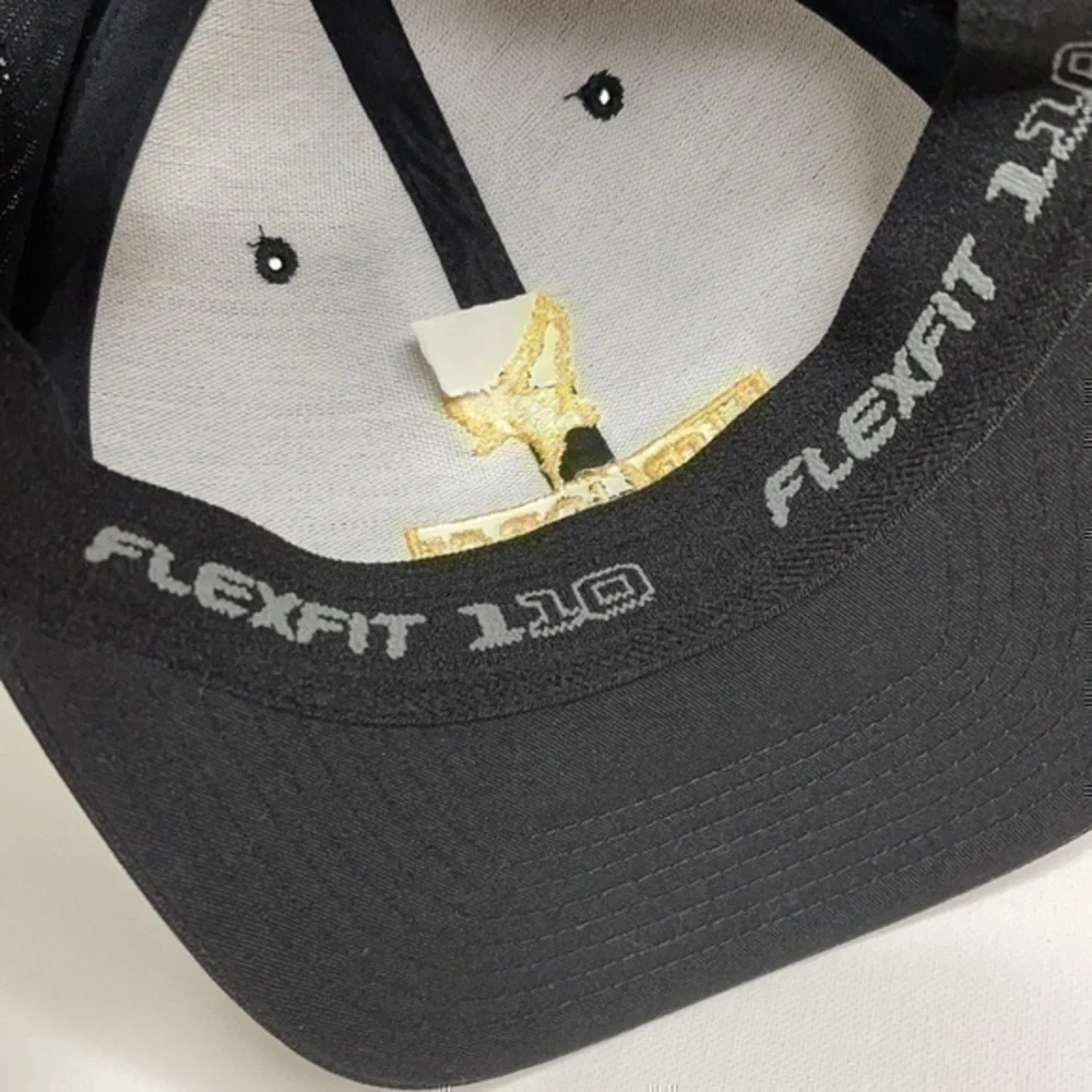 FLEXFIT HIPHOP21 BLACK/GOLD VELCRO CAP❗️